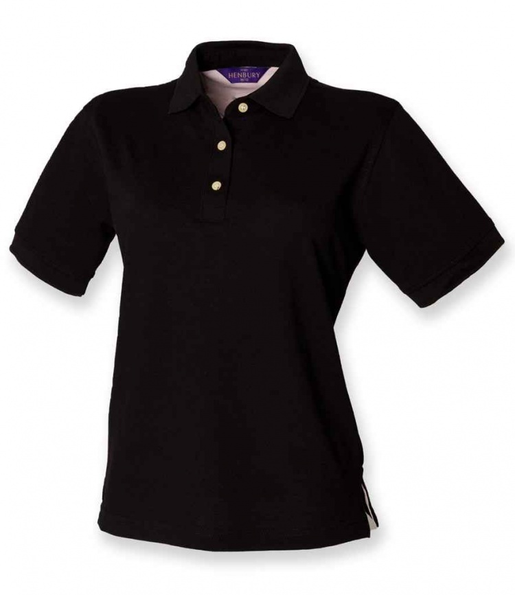 Henbury H121 Ladies Classic Cotton Piqu Polo Shirt